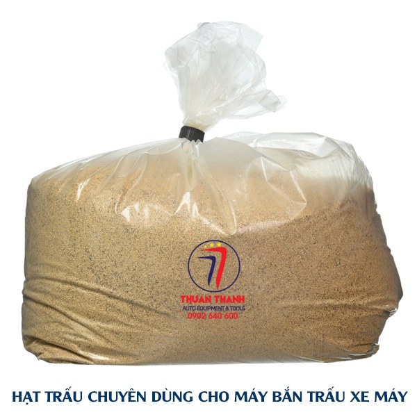 Hạt trấu vỏ hạt óc chó dùng cho máy bắn trấu vệ sinh họng nạp bướm ga xe máy xe ô tô kích thước chuẩn