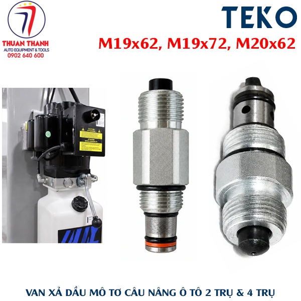 Van xả dầu mô tơ cầu nâng ô tô 2 trụ 4 trụ chính hãng cho thay thế sửa chữa bảo dưỡng