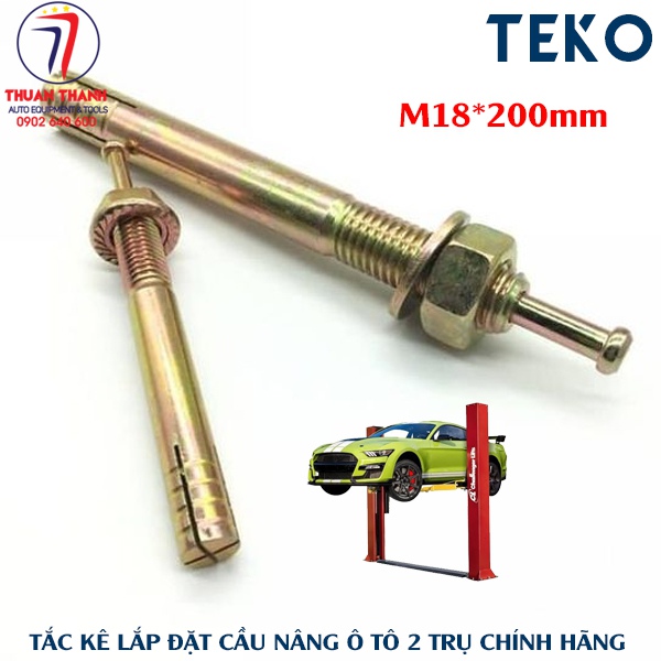 Tắc kê chuyên dùng cho cầu nâng 2 trụ Ø18mm dài 160mm và 200mm